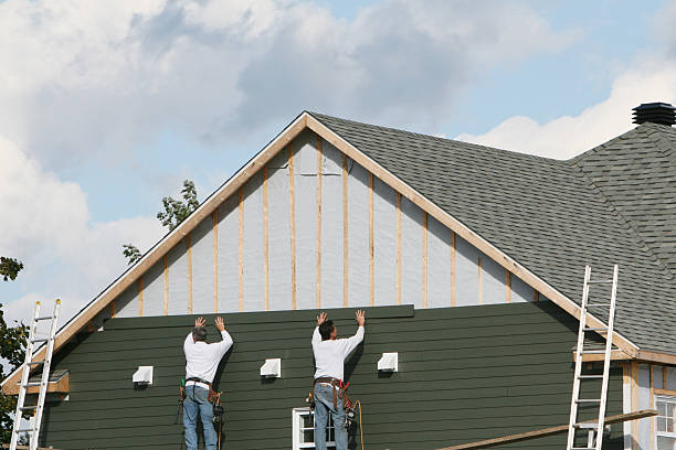 Professional Emergency Siding Repair technician working in Westchester, FL